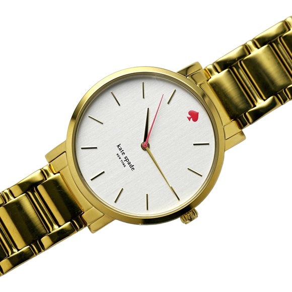 Kate Spade Gold Gramercy Grand Wrist Watch Ladies White Dial main image 7